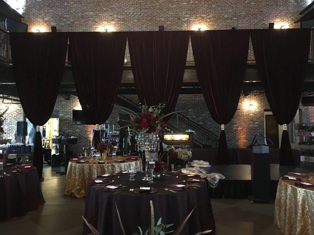 Mile High Station Wedding Dramatic draping 1024x768